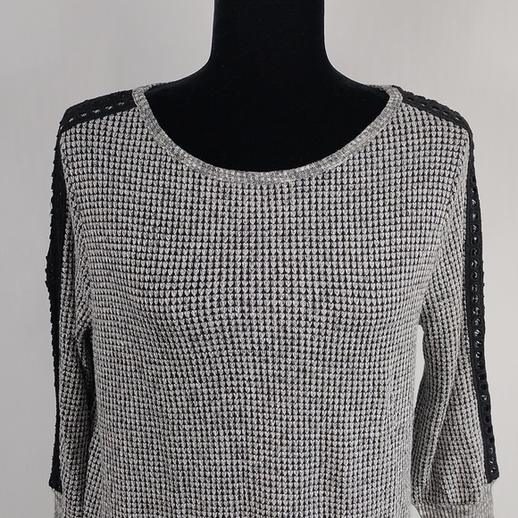 Soft Surroundings Bailey Waffle Knit Top - Picture 4 of 9